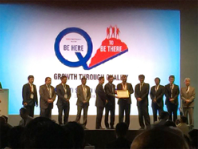 The scene of awards ceremony