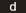 d