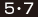 5・7