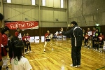 『夏休み特別企画！』 富士通テン　バレーボール教室
